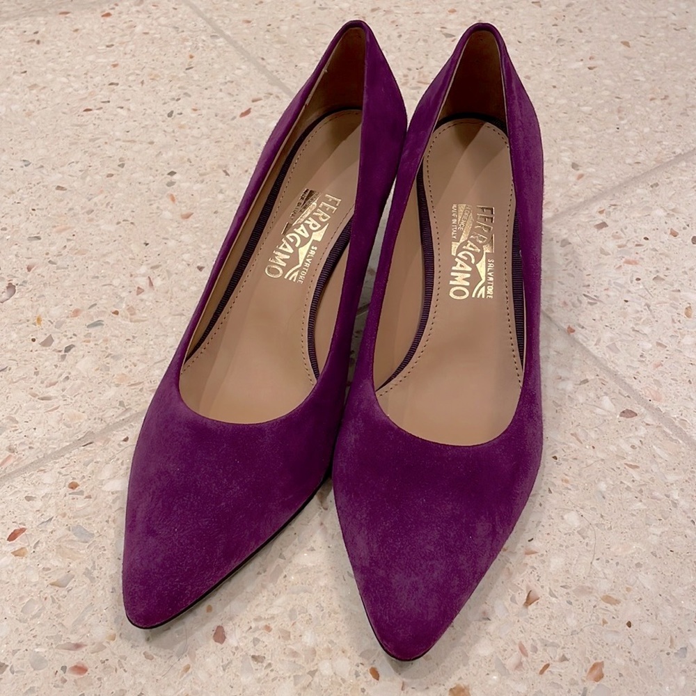 Salvatore Ferragamo Tanna 55 Heel Size 9.5